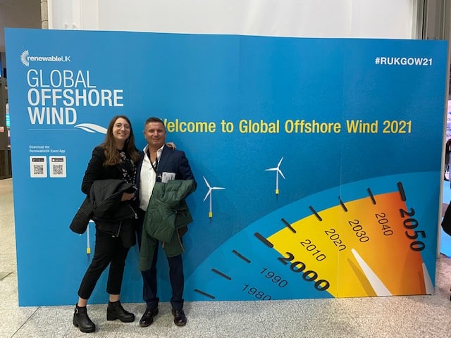 Maritanko Italy has attended the Global Offshore Wind 2021 – London